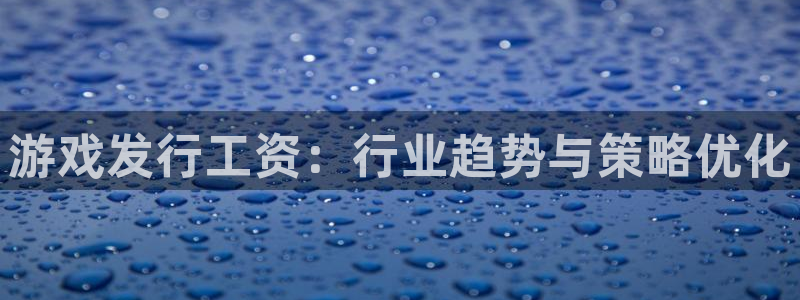 广东新宝GG营销策划有限公司：游戏发行工资：行业趋势与策略优化